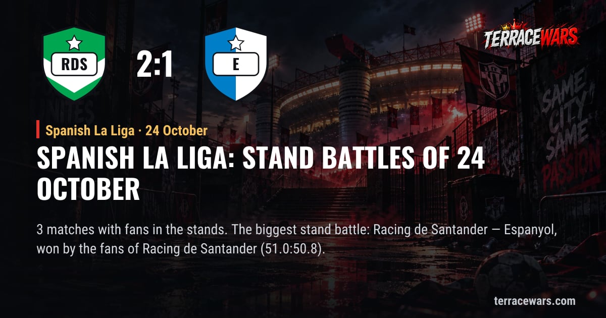 Spanish La Liga: stand battles of 24 October