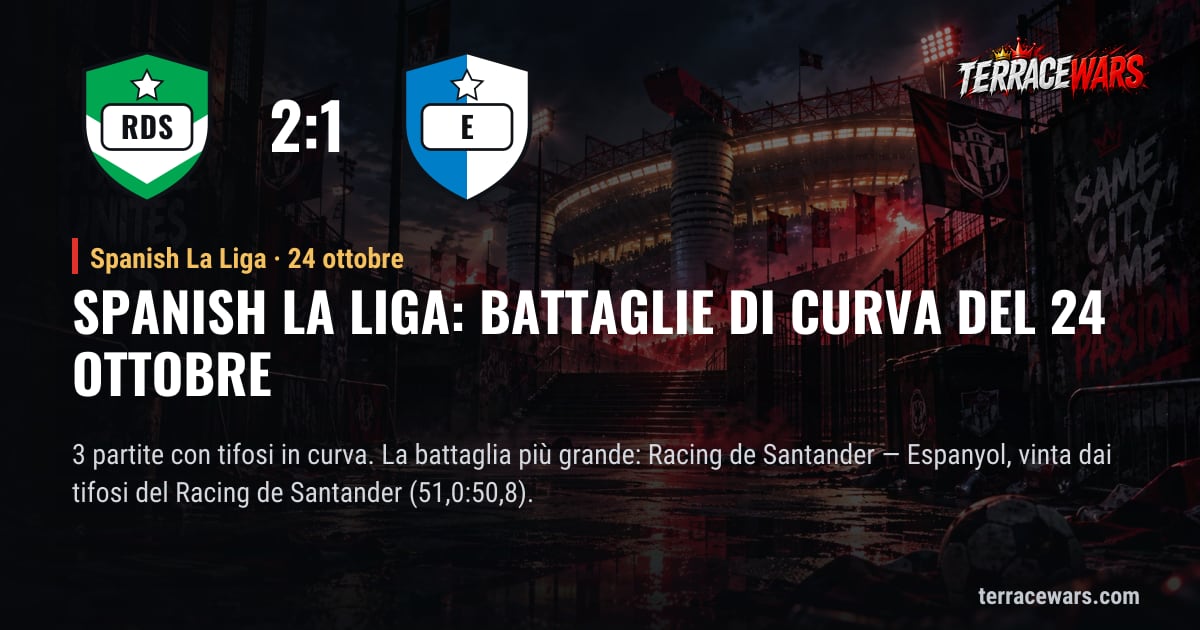Spanish La Liga: battaglie di curva del 24 ottobre